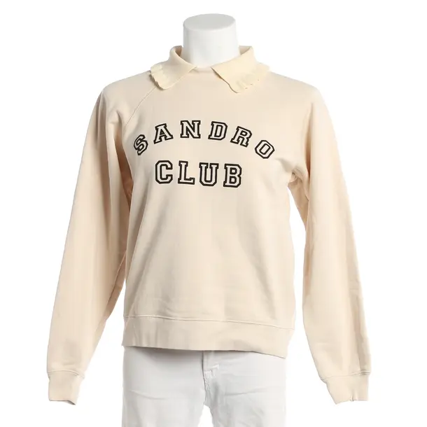 Sweatshirt, in Beige, Baumwolle, Sandro