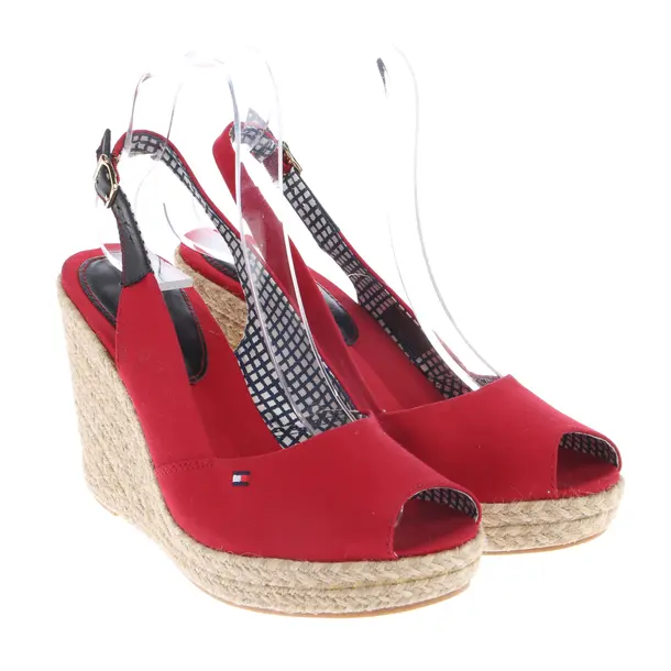 Wedges, in Red, Tommy Hilfiger