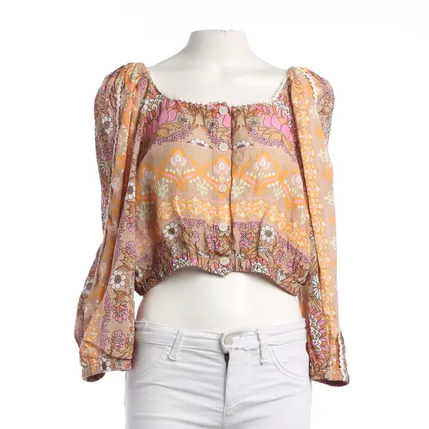 Blouse, in Multicolored, Linen, Sandro