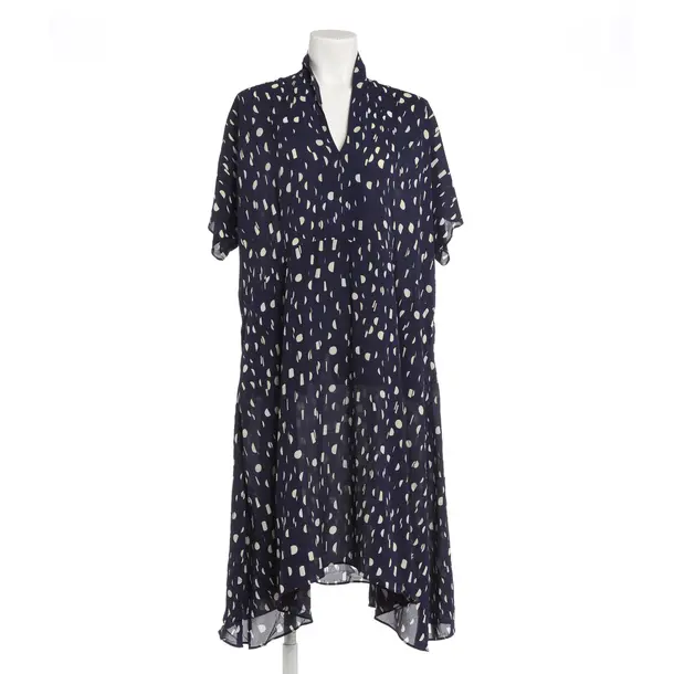 Dress, in Navy, Polyester, Balenciaga