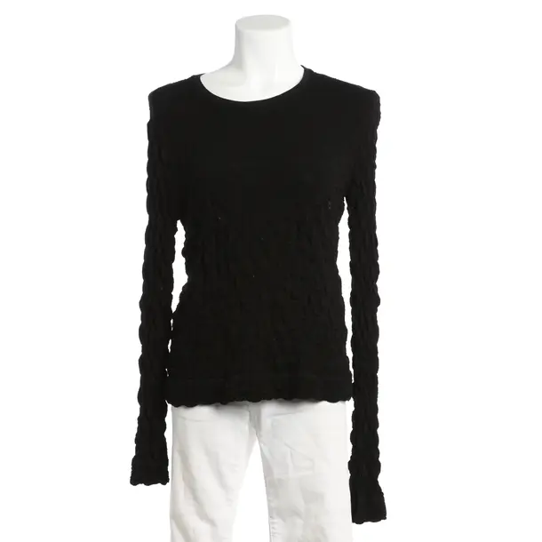 Longsleeve, in Schwarz, Viskose, Holzweiler