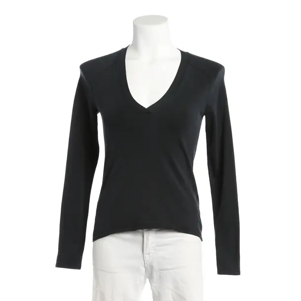 Longsleeve, in Navy, Seide, Hugo Boss Black Label