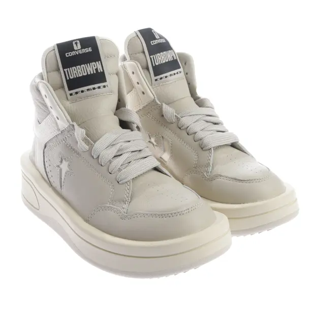 High-Top Sneaker, in Beige, Rick Owens