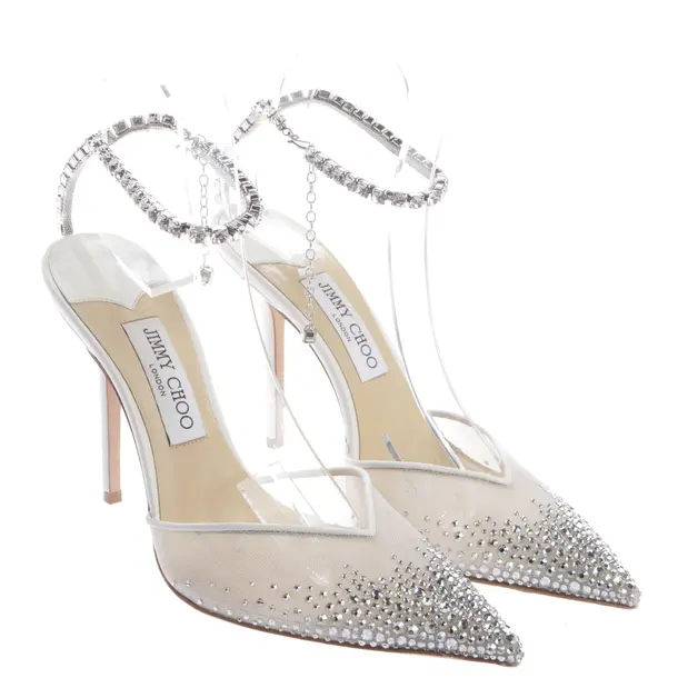 Pumps, in Weiß, Jimmy Choo