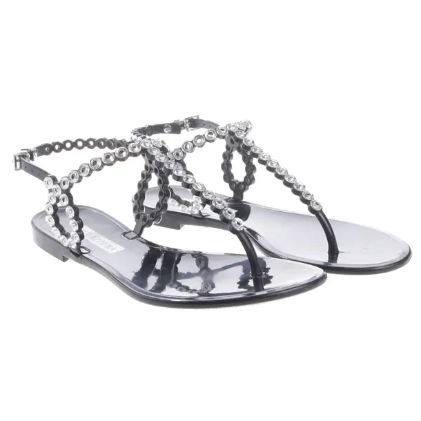 Sandali con cinturino, in Nero, Aquazzura