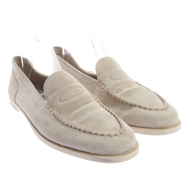 Loafers, in Beige, John Lobb