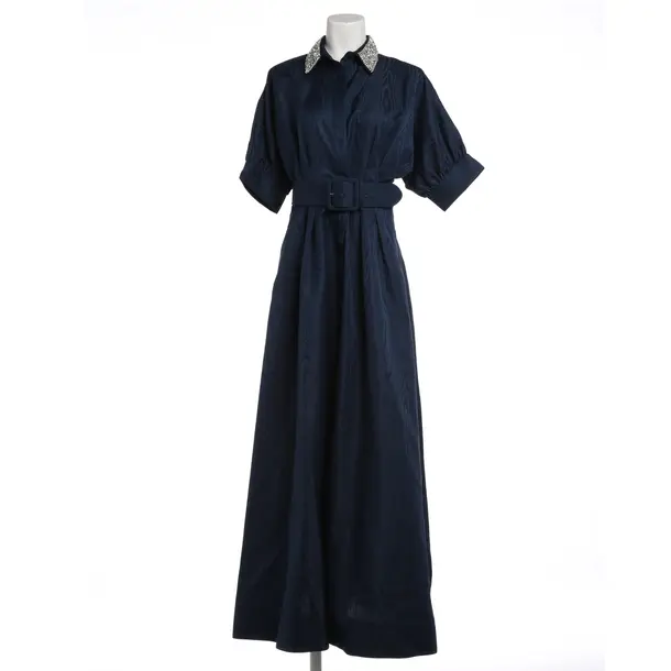 Cocktail Dress, in Navy, Polyester, Rebecca Vallance