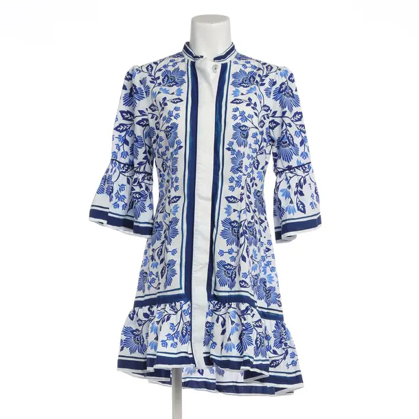 Dress, in Navy, Cotton, Farm Rio