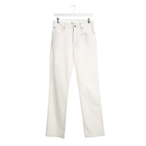 Skinny Jeans, in Cream, Cotton, Frame