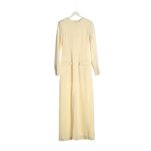 Cocktail Dress, in Cream, Viscose, Totême