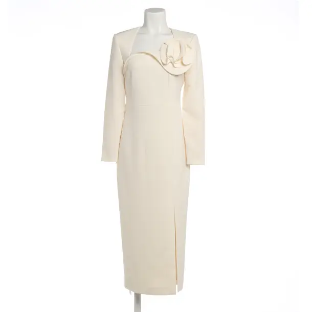 Cocktail Dress, in Cream, Polyester, Roland Mouret