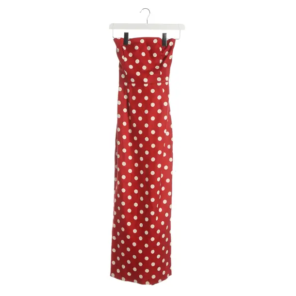Cocktail Dress, in Red, Linen, Posse