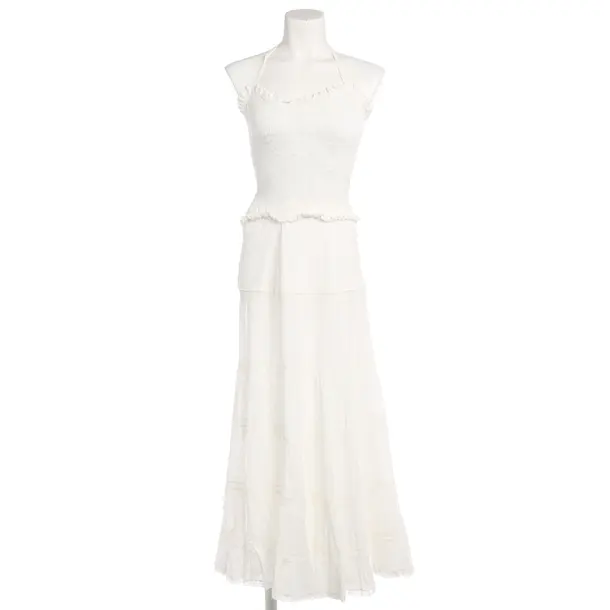 Cocktailkleid, in Weiß, Baumwolle, Poupette St. Barth