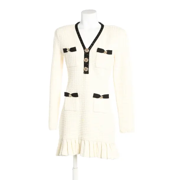 Cocktailkleid, in Cream, Polyester, self-portrait