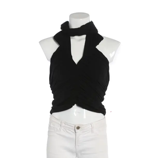 Top, in Black, Viscose, Magda Butrym