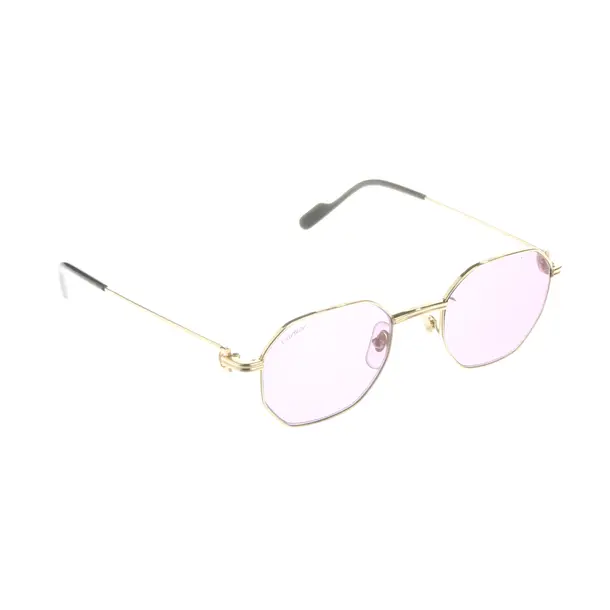 Sonnenbrille, in Gold, Kunststoff / Metall, Cartier