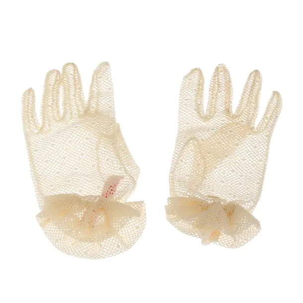 Handschuhe, in Hellbraun, Polyester, Valentino