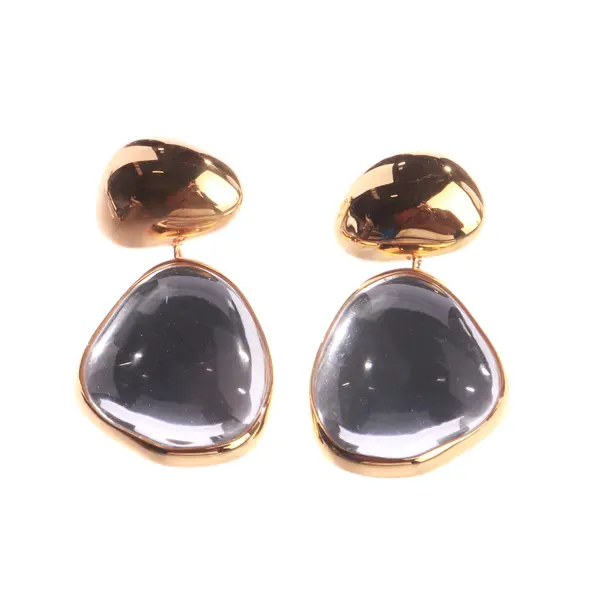 Earrings, in Gold, Metal (metallic, metallized), Alaia