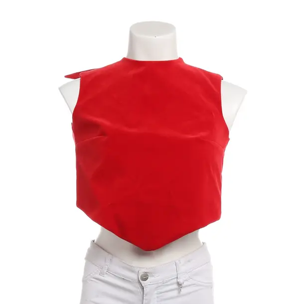 Top, in Red, Cotton, Patou