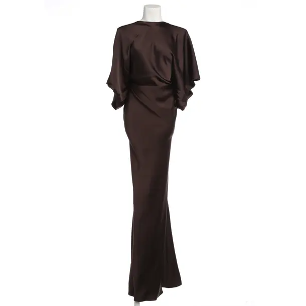 Cocktail Dress, in Dark Brown, Polyester, Norma Kamali