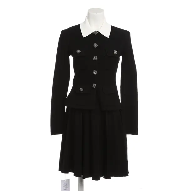 Kleid, in Schwarz, Viskose, self-portrait