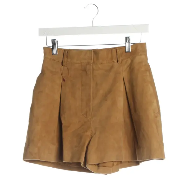 Shorts, in Camel, Leather, Rotate Birger Christensen