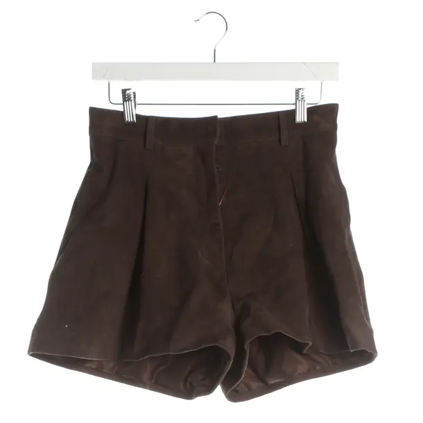 Shorts, in Dark Brown, Leather, Rotate Birger Christensen