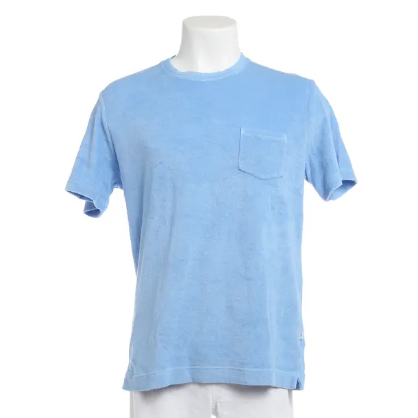 T-Shirt, in Blue, Cotton, Fedeli