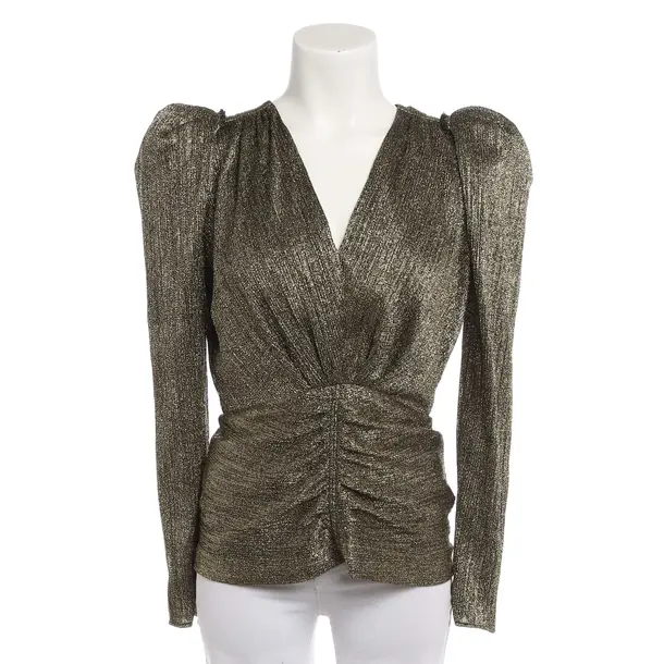 Bluse, in Gold, Polyester, Isabel Marant