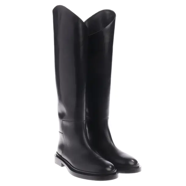 Stiefel, in Schwarz, Jil Sander