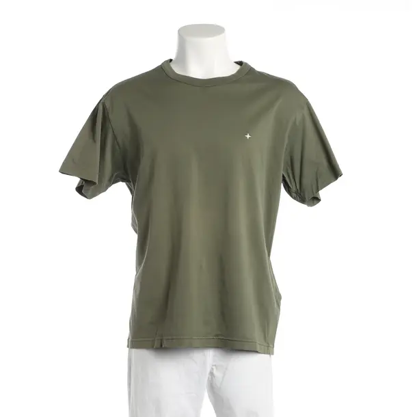 T-Shirt, in Grün, Baumwolle, Stone Island
