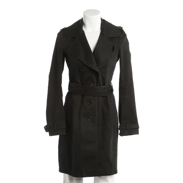 Übergangsmantel, in Schwarz, Baumwolle, Drykorn