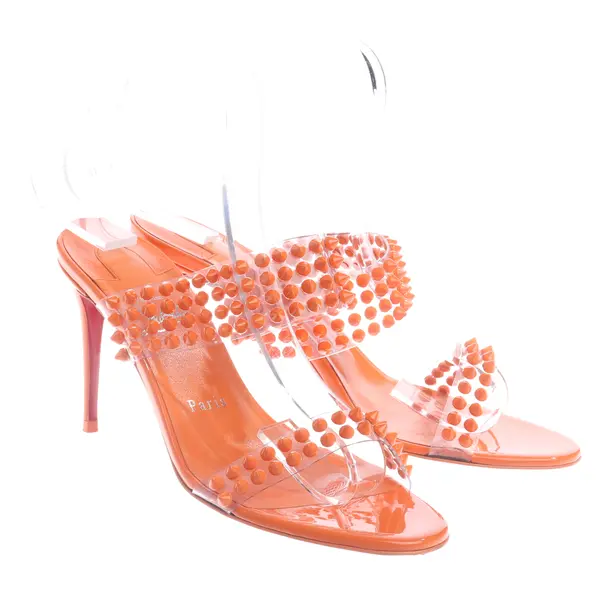 Sandaletten, in Dunkelorange, Christian Louboutin
