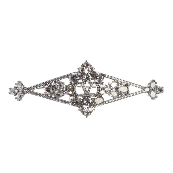 Brooch, in Silver, Metal (metallic, metallized), Valentino