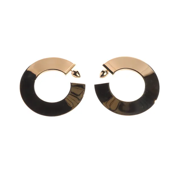 Earrings, in Gold, Metal (metallic, metallized), Alaia