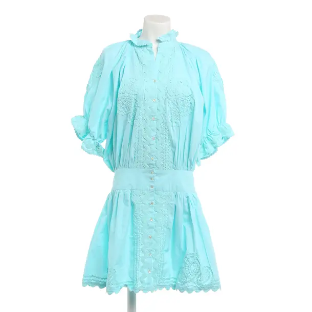 Kleid, in Türkis, Baumwolle, Juliet Dunn
