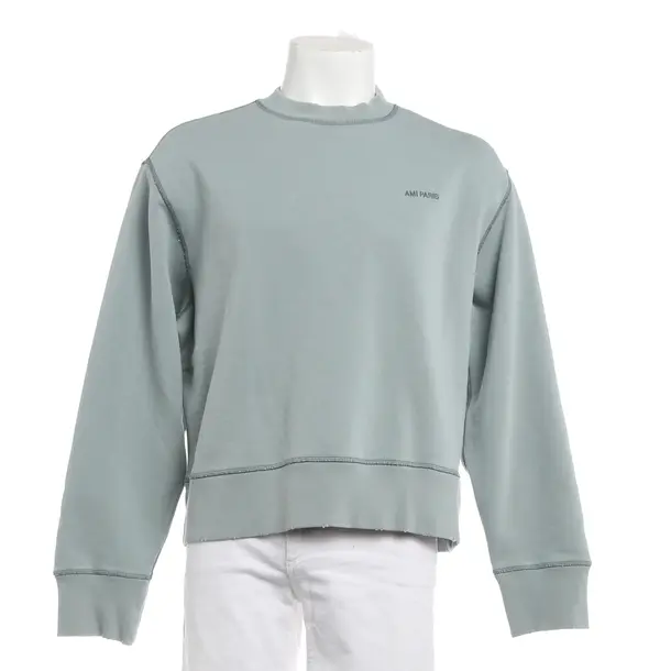 Sweatshirt, in Turquoise, Cotton, Ami Paris
