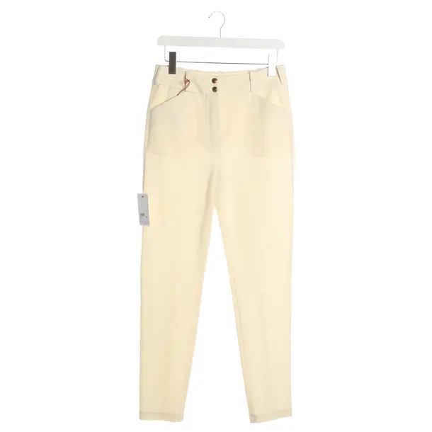 Pants, in Cream, Wool, Loro Piana