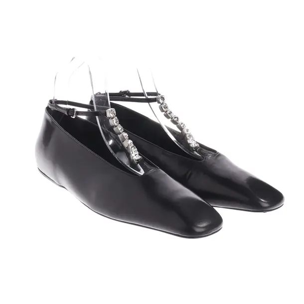 Halbschuhe, in Schwarz, Jil Sander