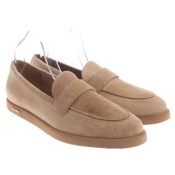 Mocassini, in Beige, Max Mara