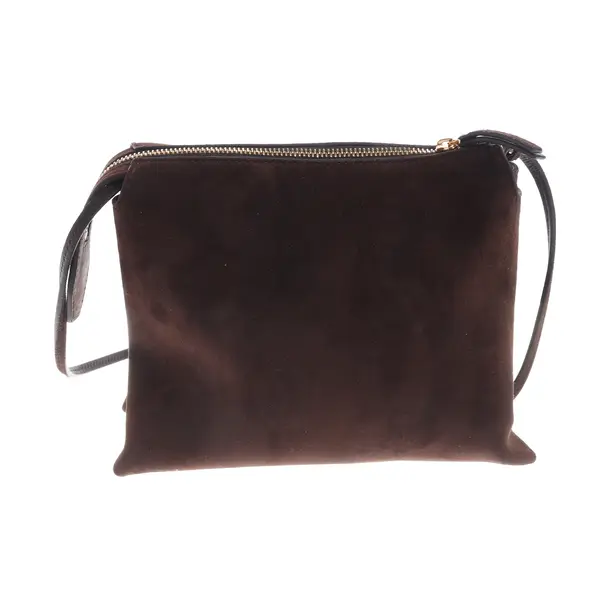 Shoulder Bag, in Dark Brown, Leather, The Row