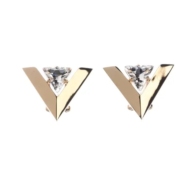 Earrings, in Gold, Metal (metallic, metallized), Valentino