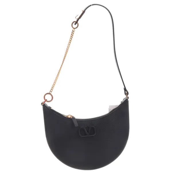 Shoulder Bag, in Black, Leather, Valentino