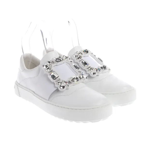 Sneaker, in Weiß, Roger Vivier