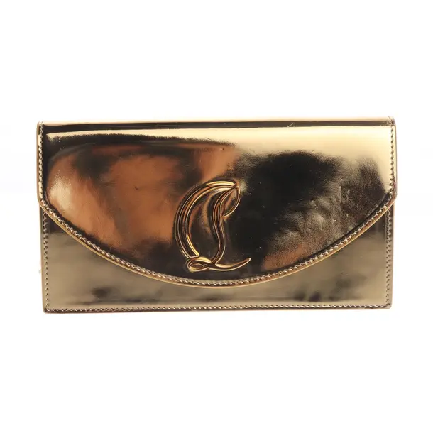 Shoulder Bag, in Gold, Leather, Christian Louboutin