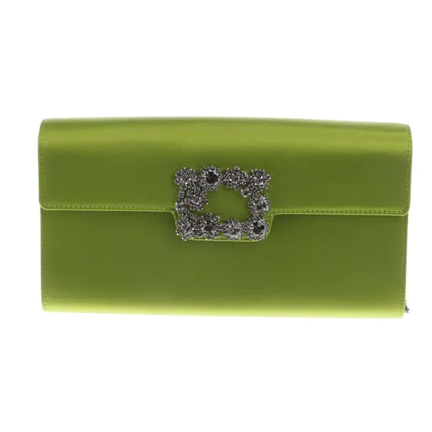 Borsa a cinture a tracolla, in Verde, Cotone, Roger Vivier