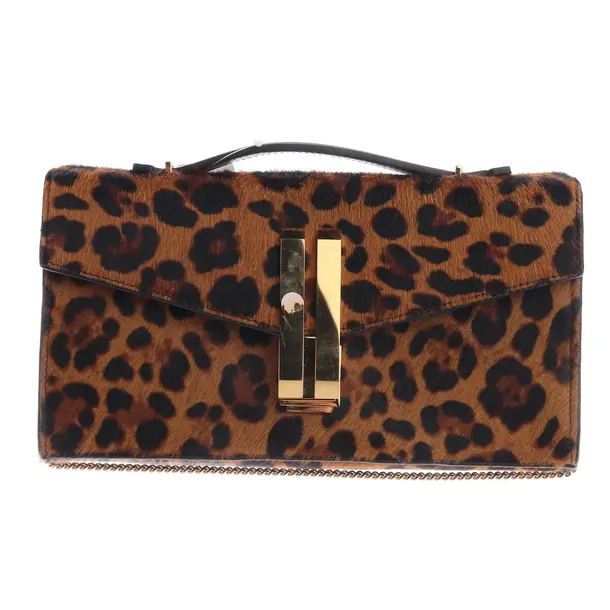 Borsa a cinture a tracolla, in Marrone chiaro, Pelliccia, DeMellier