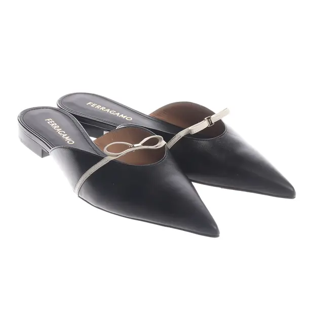 Pantofole, in Nero, Salvatore Ferragamo