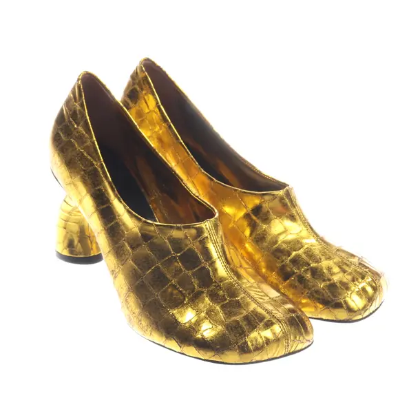 Pumps, in Gold, Dries van Noten