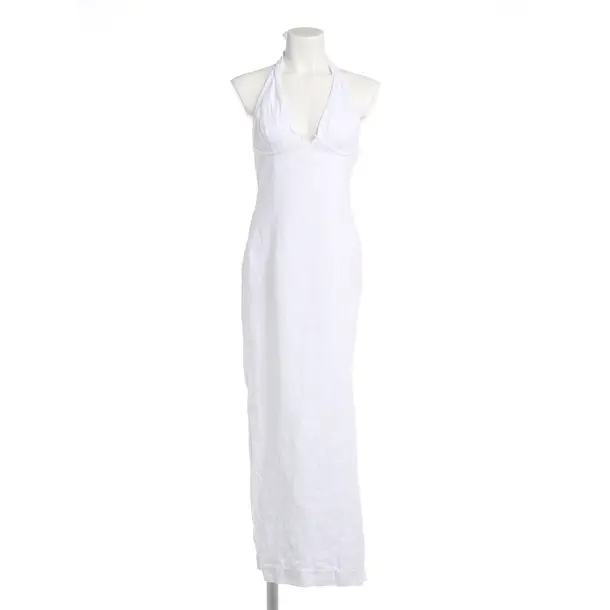 Dress, in White, Linen, SIR
